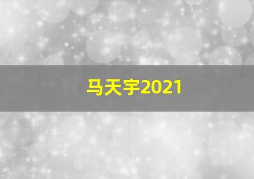 马天宇2021