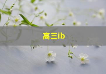 高三ib