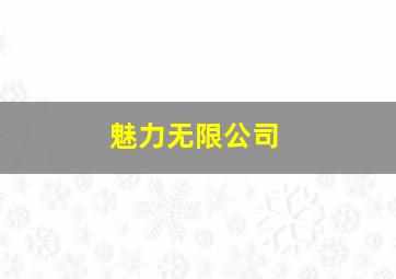 魅力无限公司