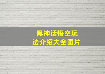 黑神话悟空玩法介绍大全图片