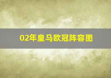 02年皇马欧冠阵容图