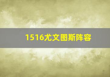 1516尤文图斯阵容