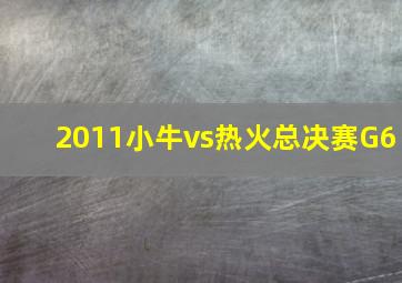 2011小牛vs热火总决赛G6