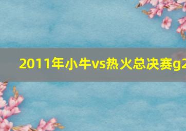 2011年小牛vs热火总决赛g2