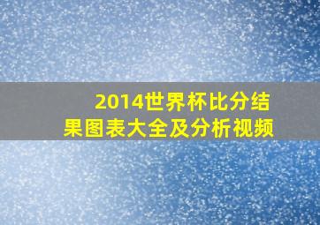 2014世界杯比分结果图表大全及分析视频