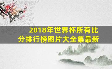 2018年世界杯所有比分排行榜图片大全集最新