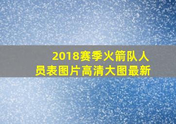 2018赛季火箭队人员表图片高清大图最新