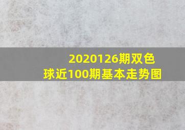 2020126期双色球近100期基本走势图