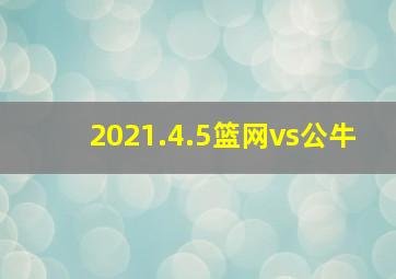 2021.4.5篮网vs公牛