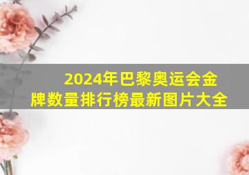 2024年巴黎奥运会金牌数量排行榜最新图片大全