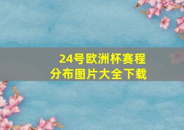 24号欧洲杯赛程分布图片大全下载