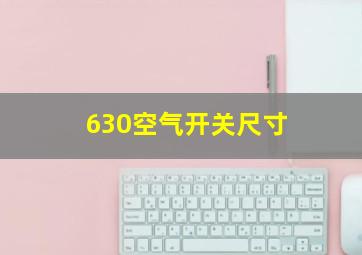 630空气开关尺寸