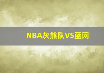 NBA灰熊队VS蓝网