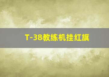 T-38教练机挂红旗