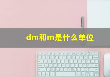 dm和m是什么单位