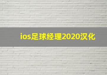 ios足球经理2020汉化