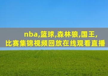 nba,篮球,森林狼,国王,比赛集锦视频回放在线观看直播