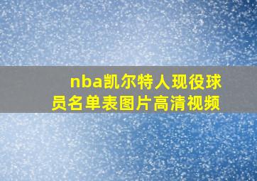 nba凯尔特人现役球员名单表图片高清视频