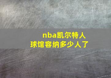 nba凯尔特人球馆容纳多少人了