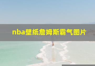 nba壁纸詹姆斯霸气图片