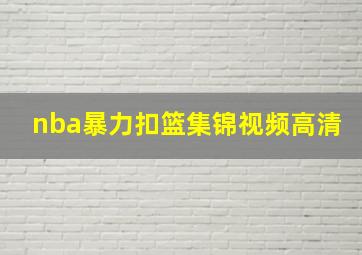 nba暴力扣篮集锦视频高清