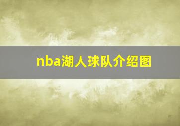 nba湖人球队介绍图