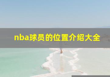 nba球员的位置介绍大全