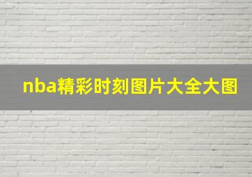 nba精彩时刻图片大全大图