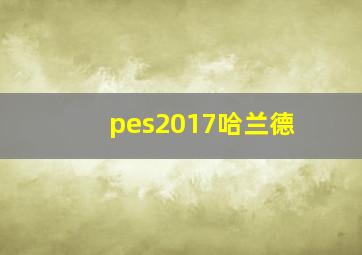 pes2017哈兰德