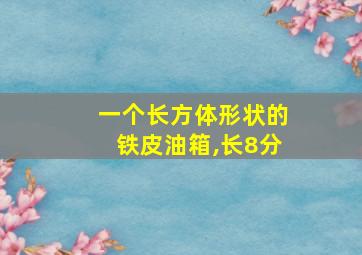 一个长方体形状的铁皮油箱,长8分