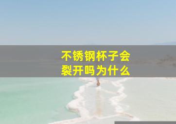 不锈钢杯子会裂开吗为什么