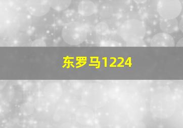 东罗马1224