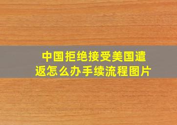 中国拒绝接受美国遣返怎么办手续流程图片