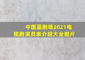 中国蓝剧场2021电视剧演员表介绍大全图片