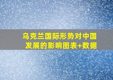 乌克兰国际形势对中国发展的影响图表+数据