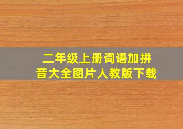 二年级上册词语加拼音大全图片人教版下载