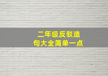 二年级反驳造句大全简单一点