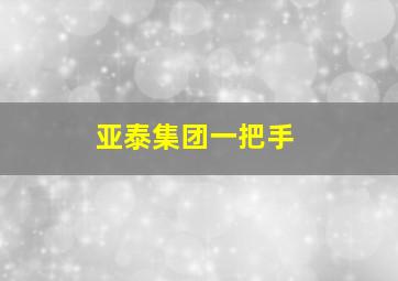 亚泰集团一把手