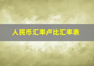 人民币汇率卢比汇率表