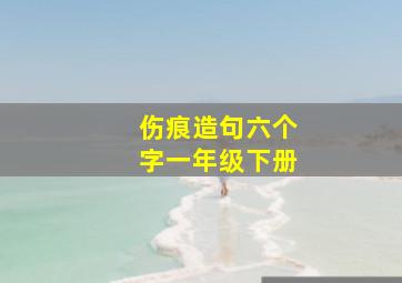 伤痕造句六个字一年级下册