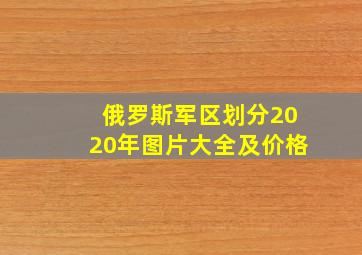 俄罗斯军区划分2020年图片大全及价格