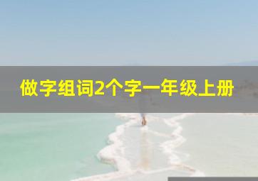 做字组词2个字一年级上册