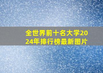 全世界前十名大学2024年排行榜最新图片