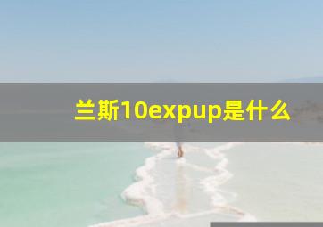 兰斯10expup是什么