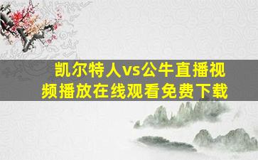 凯尔特人vs公牛直播视频播放在线观看免费下载