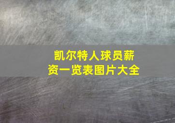 凯尔特人球员薪资一览表图片大全