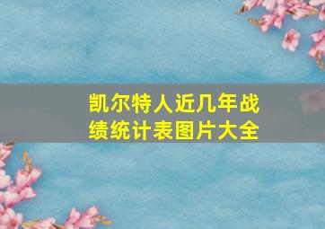 凯尔特人近几年战绩统计表图片大全