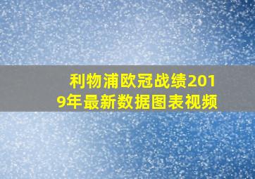 利物浦欧冠战绩2019年最新数据图表视频