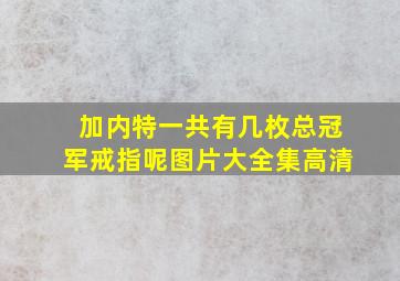 加内特一共有几枚总冠军戒指呢图片大全集高清