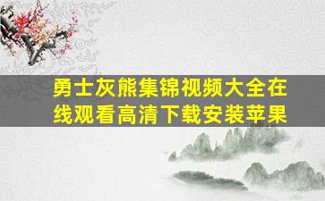 勇士灰熊集锦视频大全在线观看高清下载安装苹果